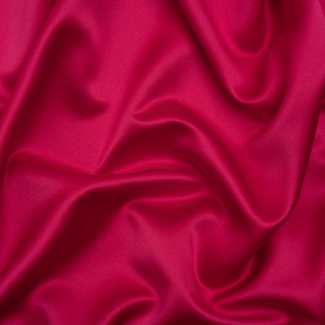 Polyester Satin - Cerise - Reverie Collection