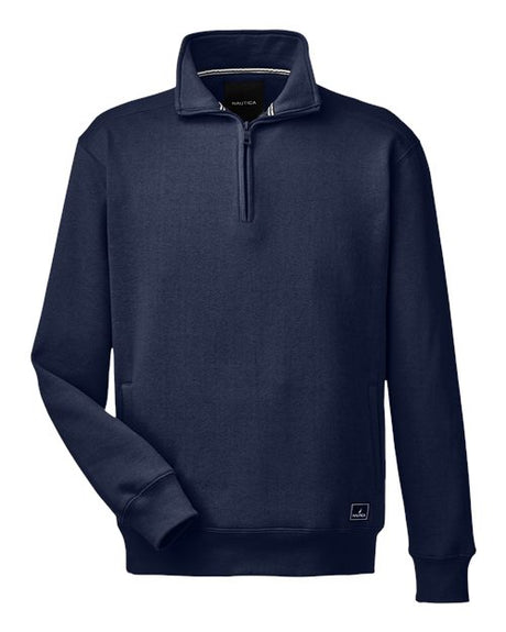 Nautica Men's Anchor Fleece Quarter-Zip Pullover