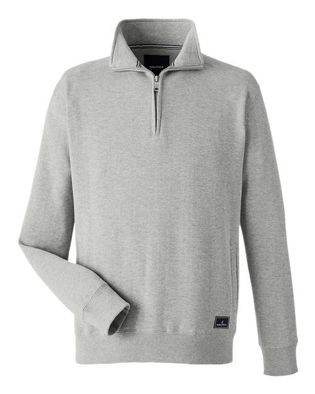 Nautica Men's Anchor Fleece Quarter-Zip Pullover