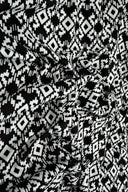1 Yard Geometric Print Knit Fabric Soft DTY Stretch Polyester Spandex 58/60” Wide