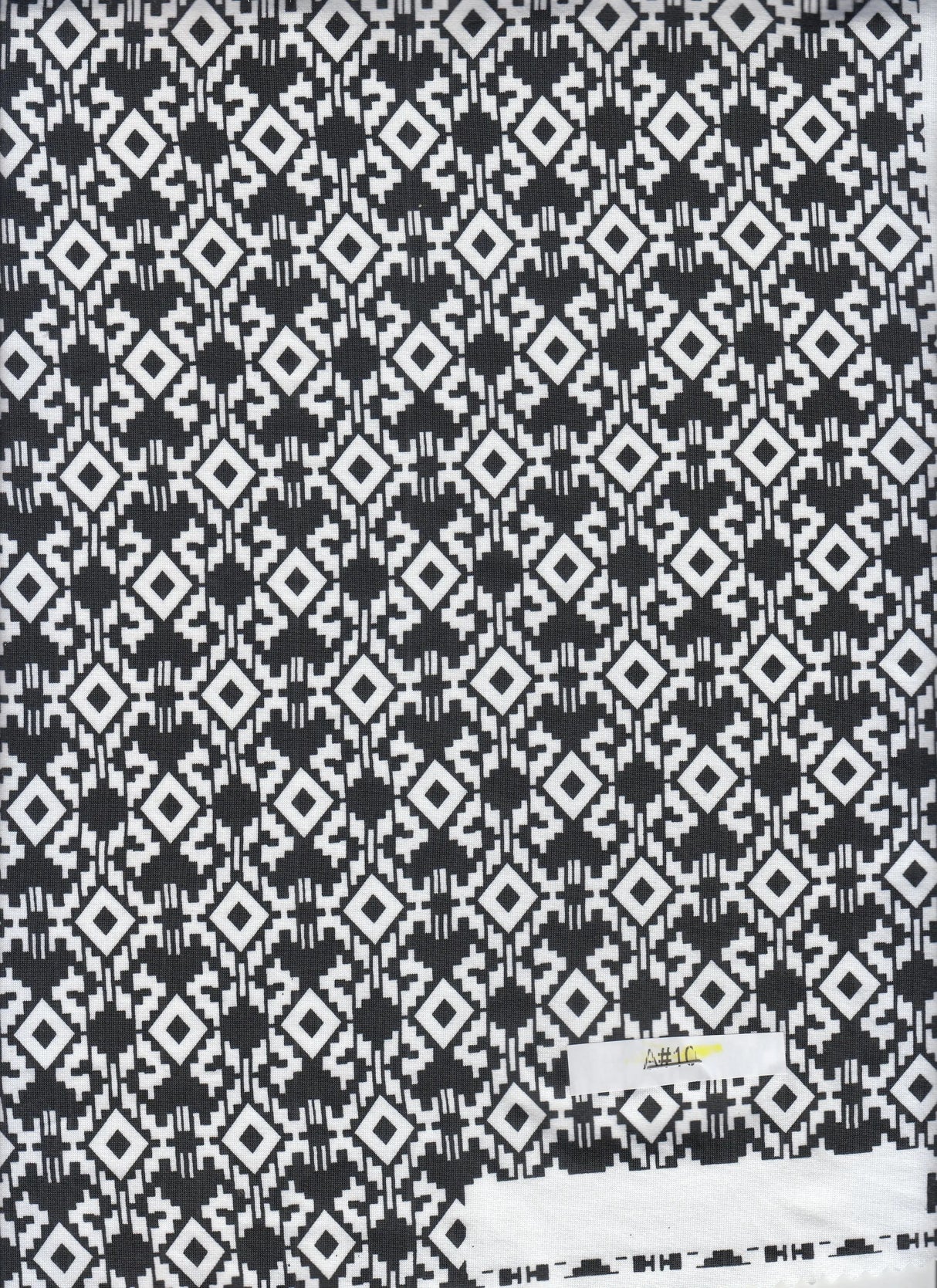 1 Yard Graphic Geo DTY Stretch Knit Fabric 58/60 Inch Wide Light Soft Material for Modern Fashion & DIY Projects
