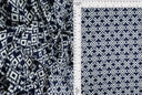 1 Yard DTY Geo Print Knit Fabric 180 GSM, 58/60'' Wide Polyester Spandex Blend