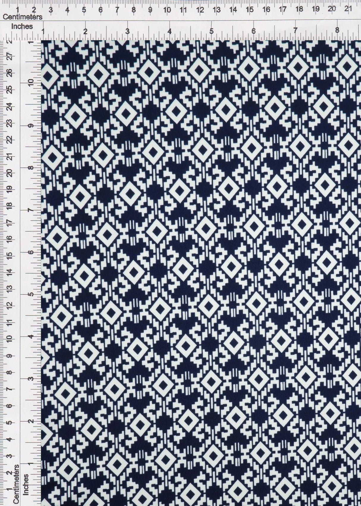 1 Yard Graphic Geo DTY Stretch Knit Fabric 58/60 Inch Wide Light Soft Material for Modern Fashion & DIY Projects