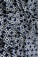 1 Yard Geometric Print Knit Fabric Soft DTY Stretch Polyester Spandex 58/60” Wide