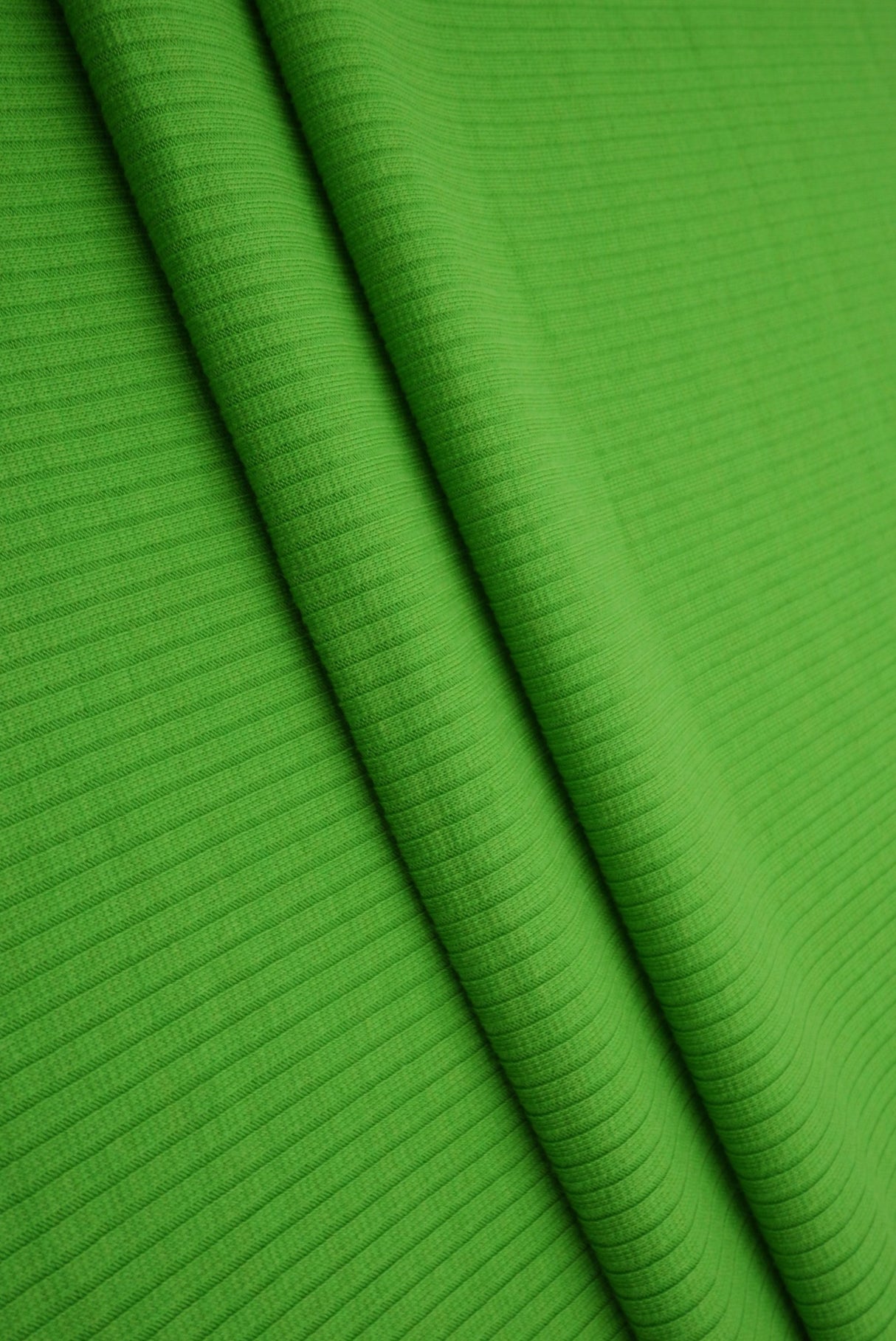 Rib Solid Stretch Knit Fabric