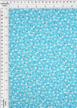 Brushed DTY Ditsy Floral Knit Blue Sky