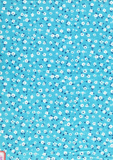 Brushed DTY Ditsy Floral Knit Blue Sky