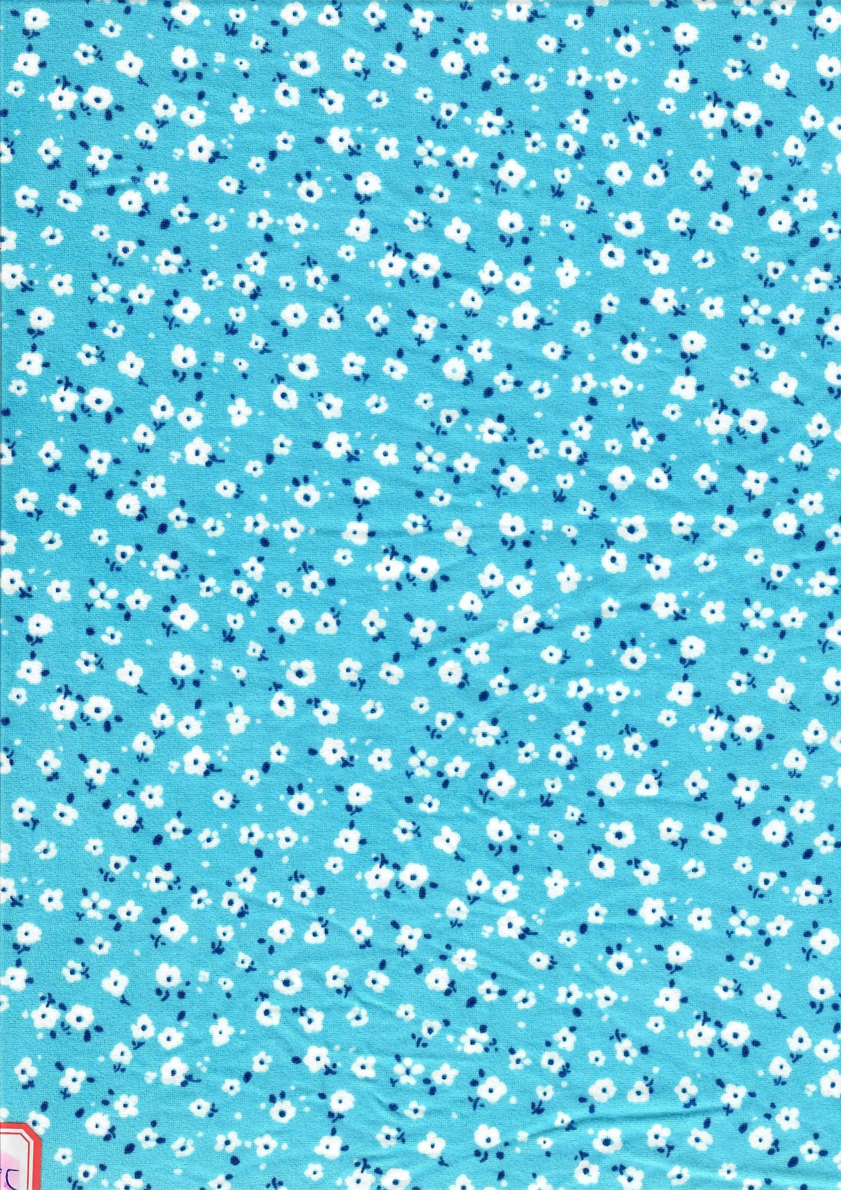 Ditsy Floral Print Knit Fabric Soft Brushed DTY Stretch Material 58/60” Wide