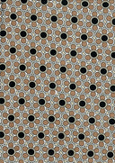 1 Yard Brushed Geo Floral DTY Stretch Knit Fabric 58/60 Inch Wide Soft Lightweight Material for Stylish Sewing & Crafts