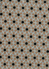 1 Yard Brushed Geo Floral DTY Stretch Knit Fabric 58/60 Inch Wide Soft Lightweight Material for Stylish Sewing & Crafts