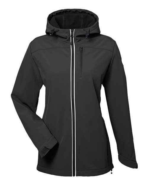 Nautica Women's Wavestorm Hooded Soft Shell Jacket