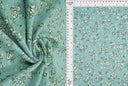 Jacquard Eyelet Floral Knit Stretch Fabric Sage
