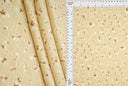 1 Yard Jacquard Eyelet Ditsy Floral Knit Fabric 190 GSM, 58/60'' Wide Polyester Spandex Blend