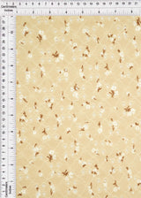 Jacquard Eyelet Ditsy Floral Knit Tan