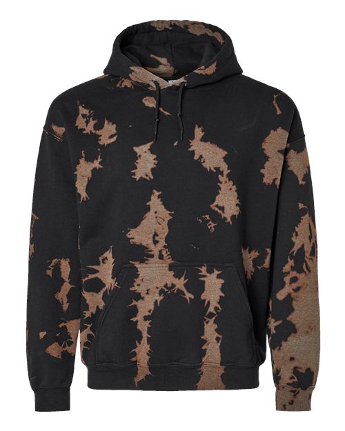 Essential Fleece Bleach Wash Hooded Sweatshirt