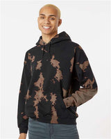 Essential Fleece Bleach Wash Hooded Sweatshirt