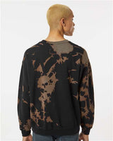 Essential Fleece Bleach Wash Crewneck Sweatshirt