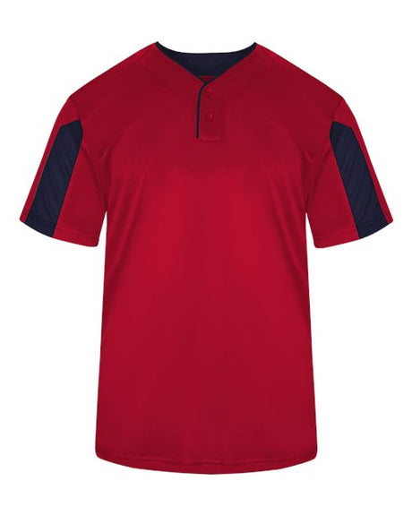 Alleson Athletic Men's Striker Placket Performance Shirt