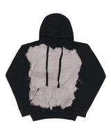 Premium Fleece Bleach Wash Hooded Sweatshirt