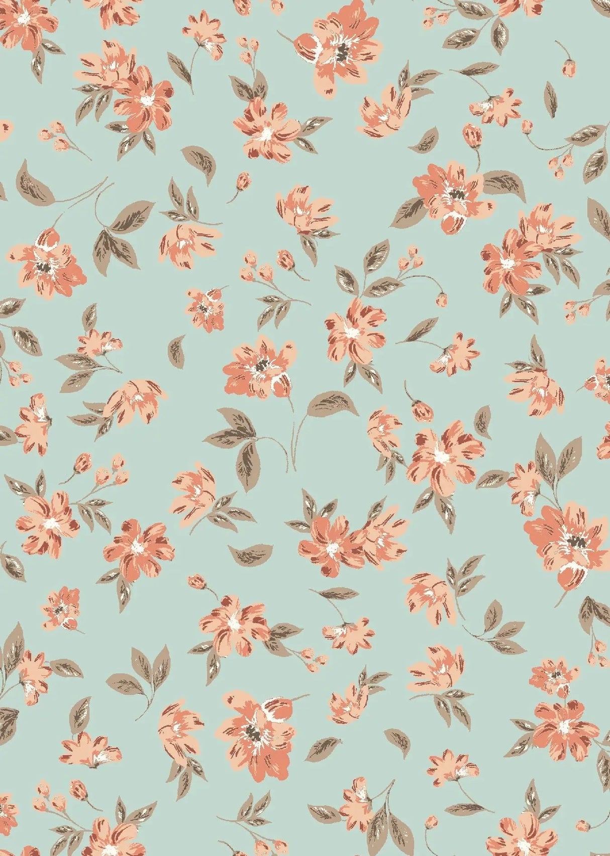 Cey Ditsy Floral Fabric, 100% Polyester Woven Print 58/59" Wide