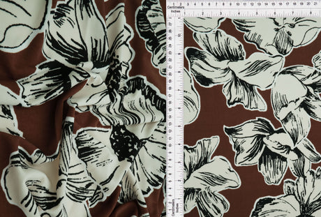 Floral ITY Stretch Knit Fabric