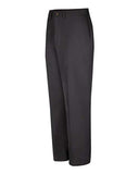 Pantalones casuales de algodón con frente liso