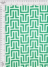 Brushed Retro Geometric Knit Fabric