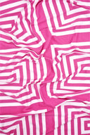 Retro Geometric Print Brushed DTY Knit Fabric 58/60" Wide 1 Yard