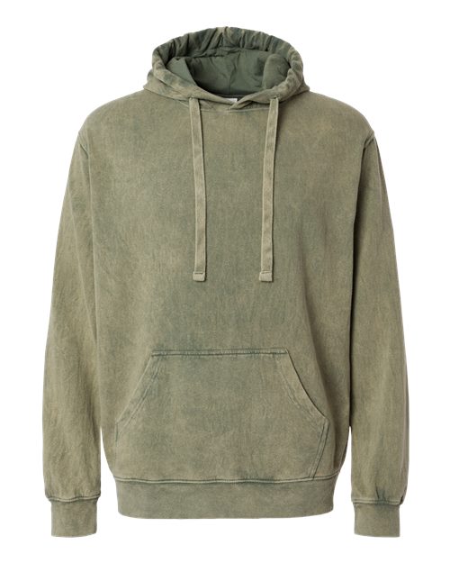 Premium Fleece Mineral Wash Hooded Sweatshirt