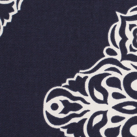 Midnight Blue Light-Weight Printed Cotton Woven