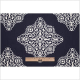 Midnight Blue Light-Weight Printed Cotton Woven