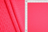 Honeycomb Knit Jacquard Solid Fabric 1 Yard Stretch Soft Durable 58/60" Wide
