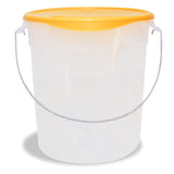 Rubbermaid 5729 Round Storage Container with Bail, 22 Quart (Lid Not Included)