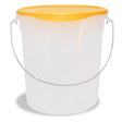 Rubbermaid 5729 Round Storage Container with Bail, 22 Quart (Lid Not Included)