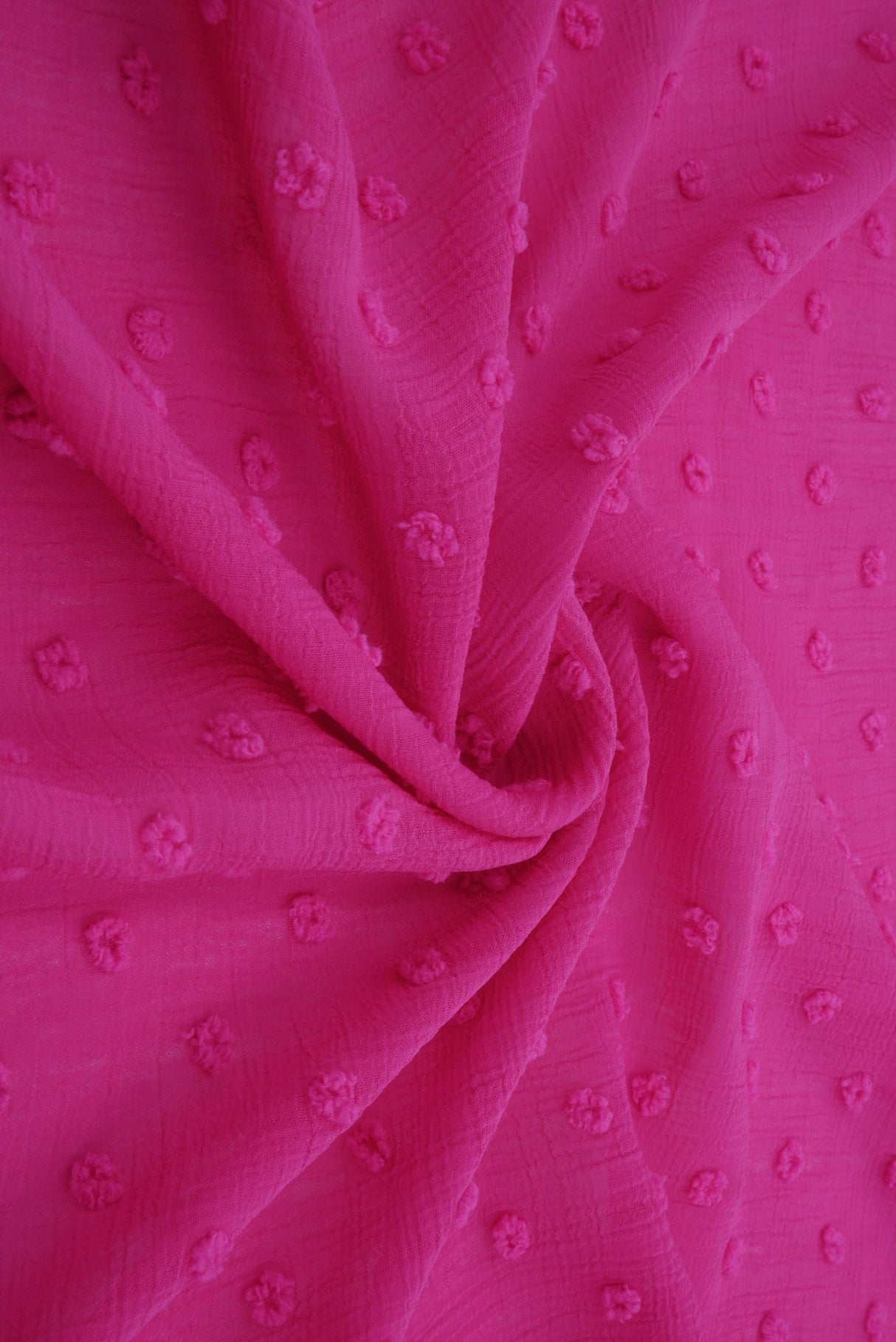 Swiss Dot Chiffon Woven Fabric