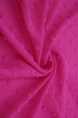 Swiss Dot Chiffon Woven Fabric