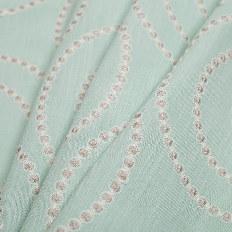 Opal Embroidered Circles Polyester Woven