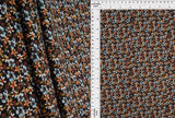 8x3 Yummy Rib Knit Fabric Ditsy Floral Stretch, 58/59” Wide for Tops & Dresses