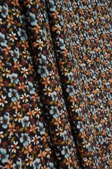8x3 Yummy Rib Knit Fabric Ditsy Floral Stretch, 58/59” Wide for Tops & Dresses