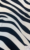 Zebra Print Stretch Knit Fabric