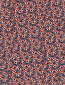 1 Yard Brushed DTY Ditsy Floral Knit Fabric 170 GSM, 58/60'' Wide Polyester Spandex Blend