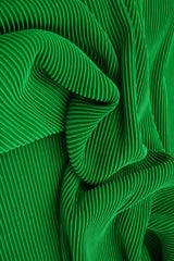 Pleated Bodre Interlock Knit Fabric