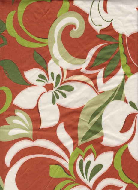 Floral Print Satin Fabric