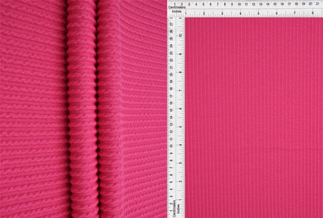 Double Knit Rib Stretch Fabric