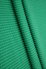 Jacquard Double Knit Rib Stretch Fabric