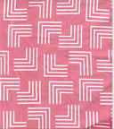 1 Yard 4x2 Yummy Rib Knit Fabric Retro Geo Print, Soft Stretch 58/60” Wide for Apparel