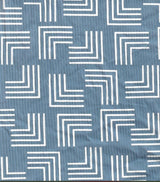 Geometric Rib Knit Stretch Fabric