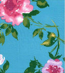 1 Yard Watercolor Floral Knit Fabric DTY Brushed Soft Stretch 58/60" Wide