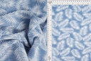 Tropical Leaf Interlock Pleated Fabric 1 Yard Lightweight Soft Drape 58/60" Wide