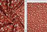 1 Yard Brushed DTY Floral Paisley Knit Fabric 170 GSM, 58/60? Wide Polyester Spandex Blend